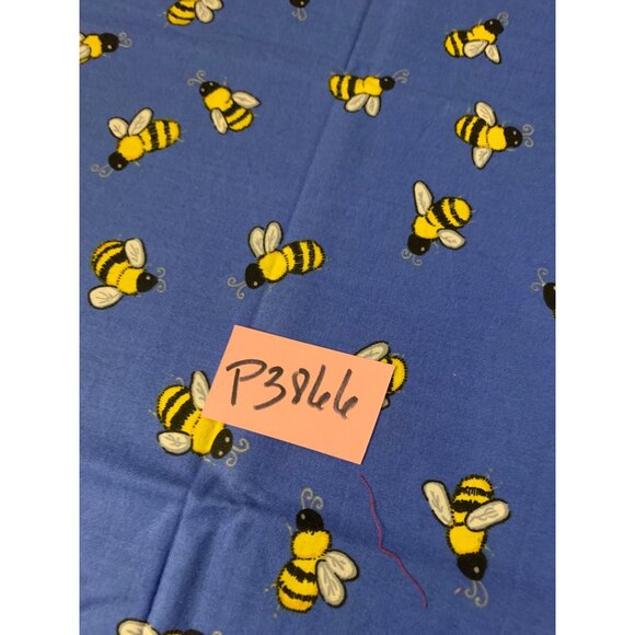 Bee-Themed Cotton Fabric 1/2 Yard 44" Wide Quilting Sewing - Picture 4 of 4